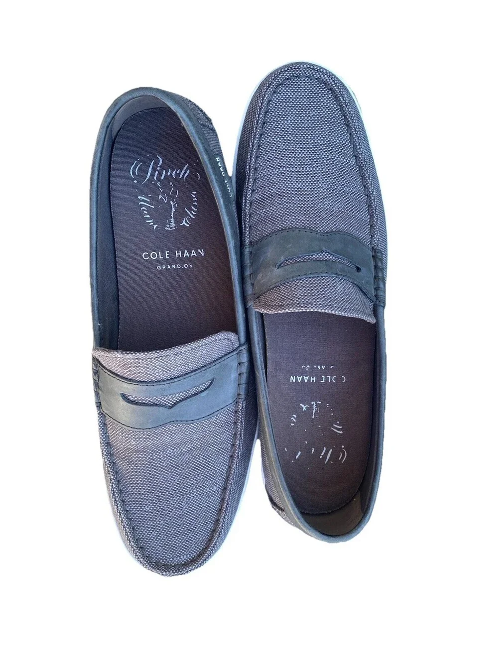 Cole Hann Men's 11M Pinch Weekender Loafers Maine Classic Grand Gray